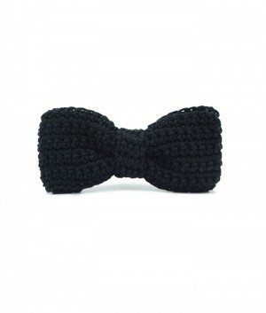 knitted bow tie