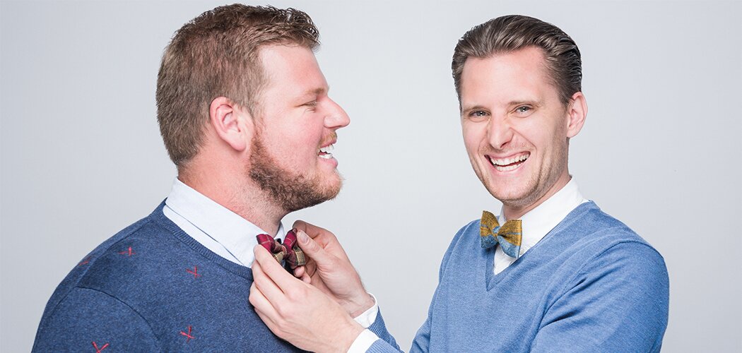 Fliegen aus Vintagestoffen. Team von My Bro Tie